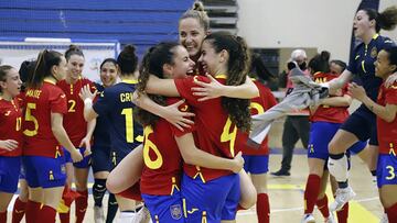 La selecci&oacute;n de f&uacute;tbol sala femenino.