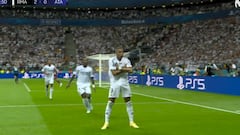 No es un sueño, madridistas: vean el primer gol de Mbappé con el Madrid, la puso en la escuadra