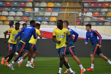 Los dirigidos por Carlos Queiroz realizaron el reconocimiento del estadio Monumental, donde enfrentarán a Perú en juego amistoso.