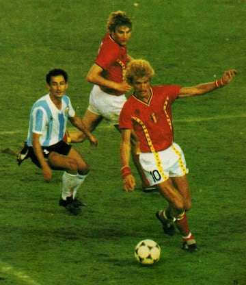 Camiseta para el Mundial de España 1982.