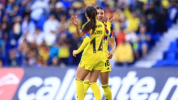 during the 2nd round match between America and Tijuana as part of the Liga BBVA MX Femenil, Torneo Apertura 2025 at Ciudad de los Deportes Stadium, on July 20, 2025 in Mexico City, Mexico.