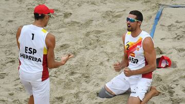 Pablo Herrera junto a Adrián Gavira.