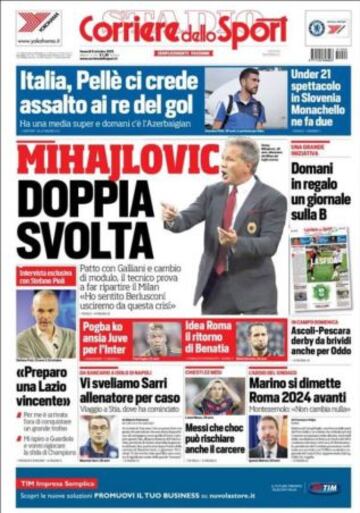 Portadas de la prensa deportiva