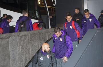 River Plate arrive in Madrid