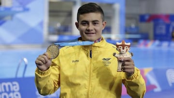 Daniel Restrepo, clavadista colombiano.