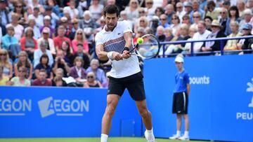 Novak Djokovic disputará la final del Torneo de Eastbourne.
