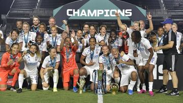 Las jugadoras del Olympique de Lyon.