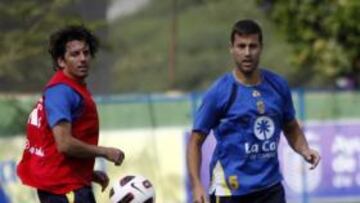 <b>LIDERAZGO. </b>David García 'capitanea" también con su discurso.