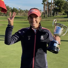 Luna Sobrón ya es tricampeona de España de golf