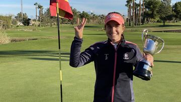 Luna Sobrón ya es tricampeona de España de golf
