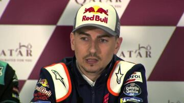 Jorge Lorenzo en Qatar.