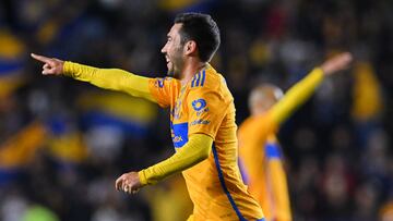 during the Semifinals second leg match between Tigres UANL and Pumas UNAM as part of Torneo Apertura 2023 Liga BBVA MX, at Universitario Stadium, December 10, 2023, in Monterrey Nuevo Leon, Mexico.