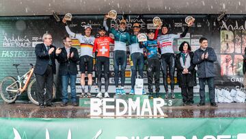 Ganadores de la primera etapa de la Andalucía Bike Race en categoría masculina.