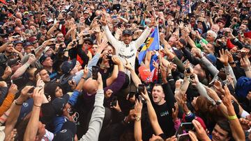Lewis Hamilton durante el Gran Premio de Gran Bretaña 2017.