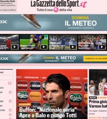 Portadas de la prensa extranjera