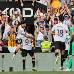 El Valencia golpea duro al Atlético