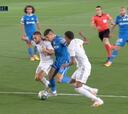 El posible penalti de Carvajal al Getafe en la primera mitad