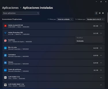 Cómo desinstalar varias aplicaciones de una vez en Windows