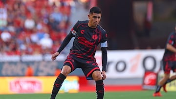 Joe Corona of Tijuana during the 8th round match between Tijuana and Santos as part of the Liga BBVA MX, Torneo Apertura 2024 at Caliente Stadium on August 18, 2024 in Tijuana, Baja California, Mexico.