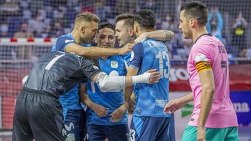 Resultados y resumen del Inter Movistar - Barcelona: final de la Copa de Espa?a de f¨²tbol sala