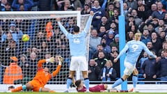 La otra toma del golazo de Haaland con el que superó el récord de Cristiano