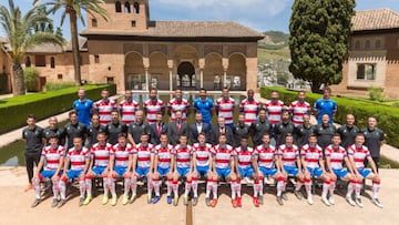 Foo oficial del Granada Club de Fútbol hecha a finales de la pasada temporada.