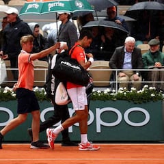 Djokovic - Thiem: suspendido por lluvia; se disputará este sábado