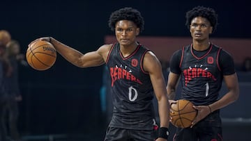 Los hermamos gemelos Ausar (izquierda) y Amen (derecha) Thompson son dos de los jugadores más interesantes de este Draft.