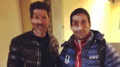 Diego Simeone sorprende en entrenamiento de equipo chileno