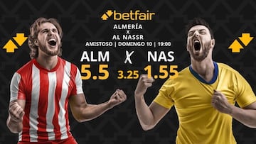 UD Almería vs. Al Nassr: horario, dónde ver, y pronósticos