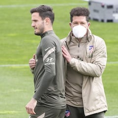 El Atlético vuelve al trabajo con Giménez y Dembélé al margen