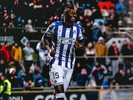 Sadiq Umar anotó el segundo gol de la Real Sociedad en Reus. /FOTO: REAL SOCIEDAD