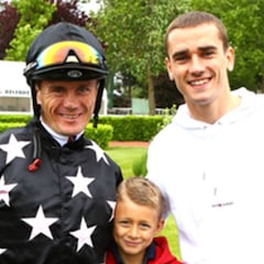 Antoine Griezmann vuelve a la carrera con la yegua “Princesa”