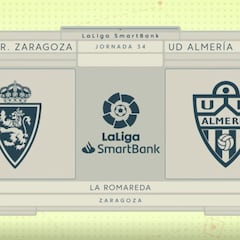 Resumen y goles del Zaragoza vs Almería de la Liga SmartBank