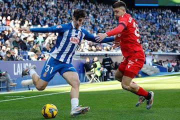 Antoniu Roca, en su debut como titular en Primera.
