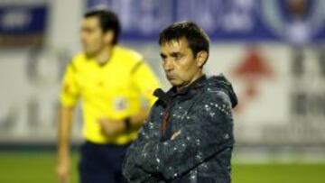 Asier Garitano, contrariado con la falta de puntería del Leganés