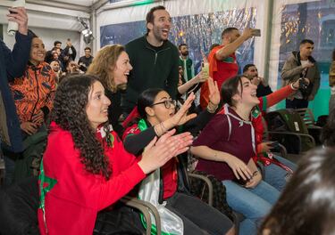La euforia inunda Casa Árabe con el histórico pase de Marruecos a semis