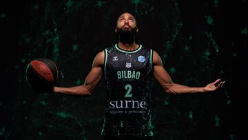 Smith, con la camiseta europea del Bilbao Basket
