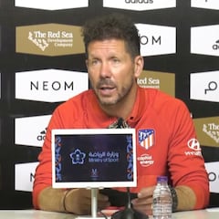 Simeone: "Joao Félix tiene todo para ser extraordinario; depende de él que lo pueda sostener"