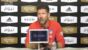 Simeone: "Joao Félix tiene todo para ser extraordinario"