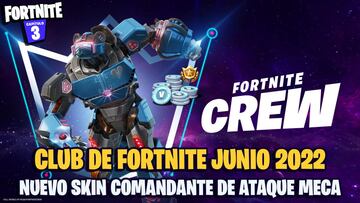 Club de Fortnite junio 2022: nuevo skin Comandante de Ataque Meca anunciado