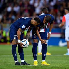 What caused the argument between Neymar and Mbappé against Montpellier?