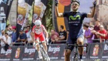 Juan Jos&eacute; Lobato, ha ganado la primera etapa de la Vuelta a Burgos.