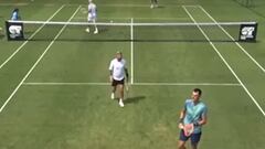 Lo dejan jugar un partido profesional ATP sólo por ser un multimillonario y pasa esto