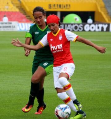 El fútbol femenino debuta en El Campín con triunfo de Santa Fe