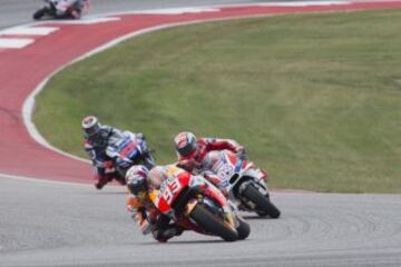 Marc M¨¢rquez lidera la carrera.