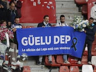 02/03/26 PARTIDO SEGUNDA DIVISION
SPORTING DE GIJON - LEGANES
SEGUIDORES DEL LEGANES HOMENAJEANDO AL AFICIONADO FALLECIDO EL PASADO PARTIDO