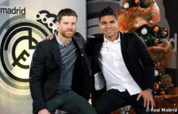 Xabi Alonso y Casemiro