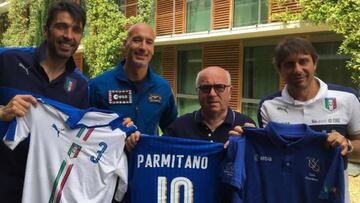 Italia se prepara para Suecia con la ayuda de un astronauta