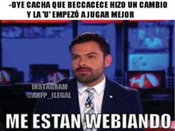 Las burlas se tomaron las redes sociales luego del nuevo traspié de la U en Valparaíso al caer por 5-4 ante Wanderers. Incluso el posible descenso salió a la palestra.